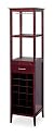 Winsome Wood Wine Tower, Espresso Finish