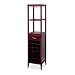 Winsome Wood Wine Tower, Espresso Finish