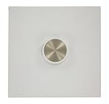 Leviton 60002W Color Change Cover And Matching Knob With Silver Insert To Fit 61500 62000 Van Gogh Dimmer Units WhiteSilver
