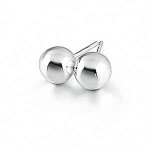 Bling Jewelry Designer Inspired Sterling Silver Bead Stud Earrings - 8mm