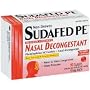 Sudafed PE-Maximum Strength Nasal Decongestant, 90 tablets