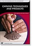 CARVING TECHNIQUES AND PROJECTS - DVD - By Mack Headley, Sam Bush
