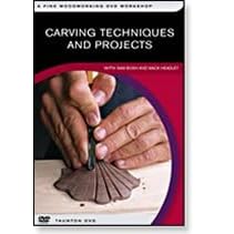CARVING TECHNIQUES AND PROJECTS - DVD - By Mack Headley, Sam Bush by Peachtree Woodworking