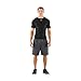 Under Armour Men's HeatGear Sonic Compression Short Sleeve, Black/White, Medium