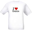 I LOVE GABON - Country-series - White T-shirt