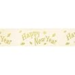 CitiRibbon Happy New Year 7/8" (25 yds) Ivory