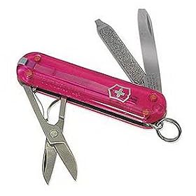 Swiss Army Classic Sc Knife, Translucent Pink