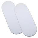 Fitted Cotton Moses Basket Sheets - Pack of 2 White
