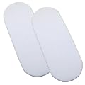 Fitted Cotton Moses Basket Sheets - Pack of 2 White