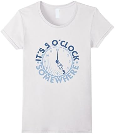 Women's It's 5 O'Clock Somewhere Small White