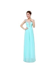 Off the Shoulder Floor Length  Beaded Chiffon  Ball Gown Evening Dress/Wedding Party Dress 