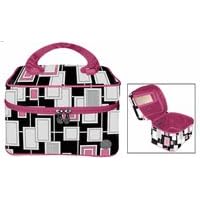 Cris Notti Pink Windows Train Case