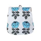 marimekko マリメッコ VIHKIRUUSU ヴィフキルース柄 小物入れLサイズ ポーチ/ブルー