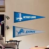 Detroit Lions Pennants Fathead Jr. NIB