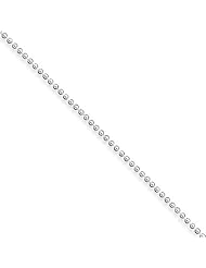 Sterling Silver 1.50 mm High Polish Classic Bead Ball Link Chain Necklace 16" - 30" Available