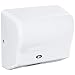 American Dryer Global GX1-M Steel Cover Automatic Hand Dryer, 110-120V, 1,500W Power, 50/60Hz, White Epoxy Finish