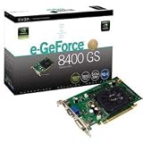 eVGA e-GeForce 8400 GS 512MB DDR2 PCI-Express Graphics Card-One Plus One Warranty (512-P2-N738-LR0)