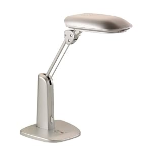 3M Task Lamp, Polarizing filter, Adjustable, 1750 Lumens, Silver by 3M