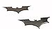 Bane Mask and Batman Bat Darts Replica Update Cosplay Prop for The Dark Knight Rises Accessory Xcoser