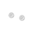 14K White Gold 1/3 ct. Diamond Earring Jackets