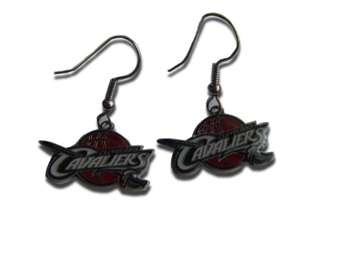 Cleveland Cavs Cavaliers Dangle Logo Earring Set Nba Charm Gift