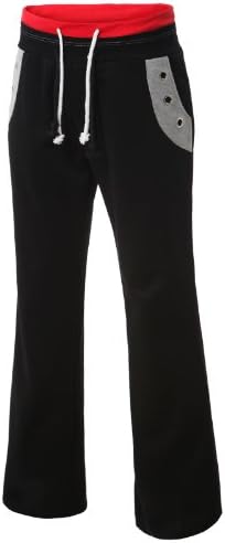 Doublju Mens Boot Cut Training Pants