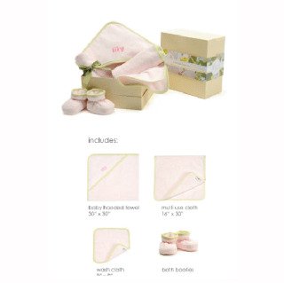 Organic Newborn Baby Box Petal Pink