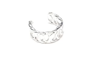 Sterling Silver .925 Wirework Design Ear Cuff Wrap Include Special Gift Pouch.
