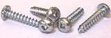 8 X 2 Self-Tapping Screws Square Drive / Pan Head / Type A / Steel / Zinc / 1,500 Pc. Carton