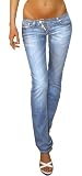 #3: Hüftjeans Damenjeans Hüft Jeans Hosen 14cm Low Rise Ladies Hüftjeans Gr.34/XS, 36/S, 38/M, 40/L …