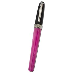Click here to buy Curtis Australia Streamline Fountain Pen, Bright Pink Jet Black (STR001PBFP).