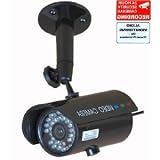 VideoSecu IR804D Day/Night Audio Video Infrared Home Security Color Surveillance Camera with 2 Free Warning Sticker