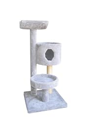 Molly and Friends "The Lookout" Premium Handmade 3-Tier Cat Tree with Sisal, Model 3L2, Beige