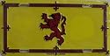 LP - 494 Scotland Lion Flag License Plate - 2401