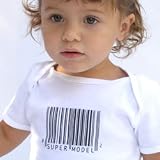Supermodel Barcode Baby T Shirt - by Angelic Genius