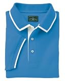 Men's Knit Pique with Intarsia Collar