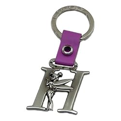 Tinker Bell Letter H Pewter Key Chain