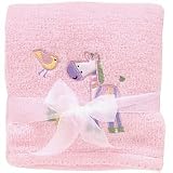 Jungle Luv Chenille Blanket W/applique