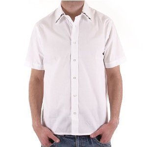 Aquascutum Lyle trim short sleeve shirt. AQUA4239