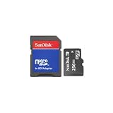 Produkt-Bild: SanDisk Micro SD 256 MB / Trans Flash Speicherkarte mit Micro SD Adapter (by UKIMEX)