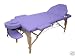 BestMassage Purple PU Reiki Portable Massage Table w/Carry Case