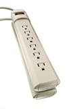 Philips GP64F 6-Outlet Household Surge Protector with 4-Foot Cord