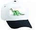 Search : White Cap with green, stomach, dinosaur, television, outline