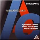 Click here to buy Trio Alliance - Vyacheslav Ganelin by  Vyacheslav Ganelin, Petras Vysniauskas, and Arkadi Gotesman .