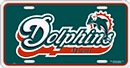 Miami Dolphins License Plate