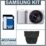 cheap Sony (alpha) NEX-3 14.2 Megapixels Compact Interchangeable Lens Digital Camera Kit - Silver - with 18-55mm F3.5-5.6 OSS E-mount Lens, 4GB SD Memory Card, Camera Case,