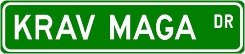 Krav Maga Street Sign ~ Martial Arts Gift ~ Aluminum