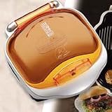  : Champ George Foreman Grill w/ Bun Warmer - Orange