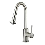 Vigo Industries VG02012ST PullDown Kitchen Spray Faucet, Steel