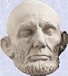 Abraham Lincoln Life Mask Statue Home Bust Sculpture